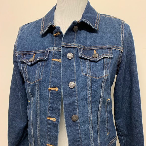 Old Navy Denim Coat Size S - Picture 3 of 15